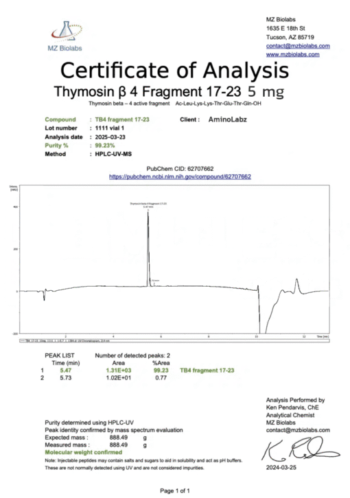 TB-500 5mg - Image 2