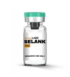 Selank research peptide vial 5mg synthetic tuftsin analogue 99 percent purity third-party tested COA