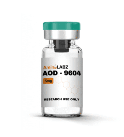 AOD-9604 research peptide vial 5mg HGH fragment 176-191 99 percent purity third-party tested COA